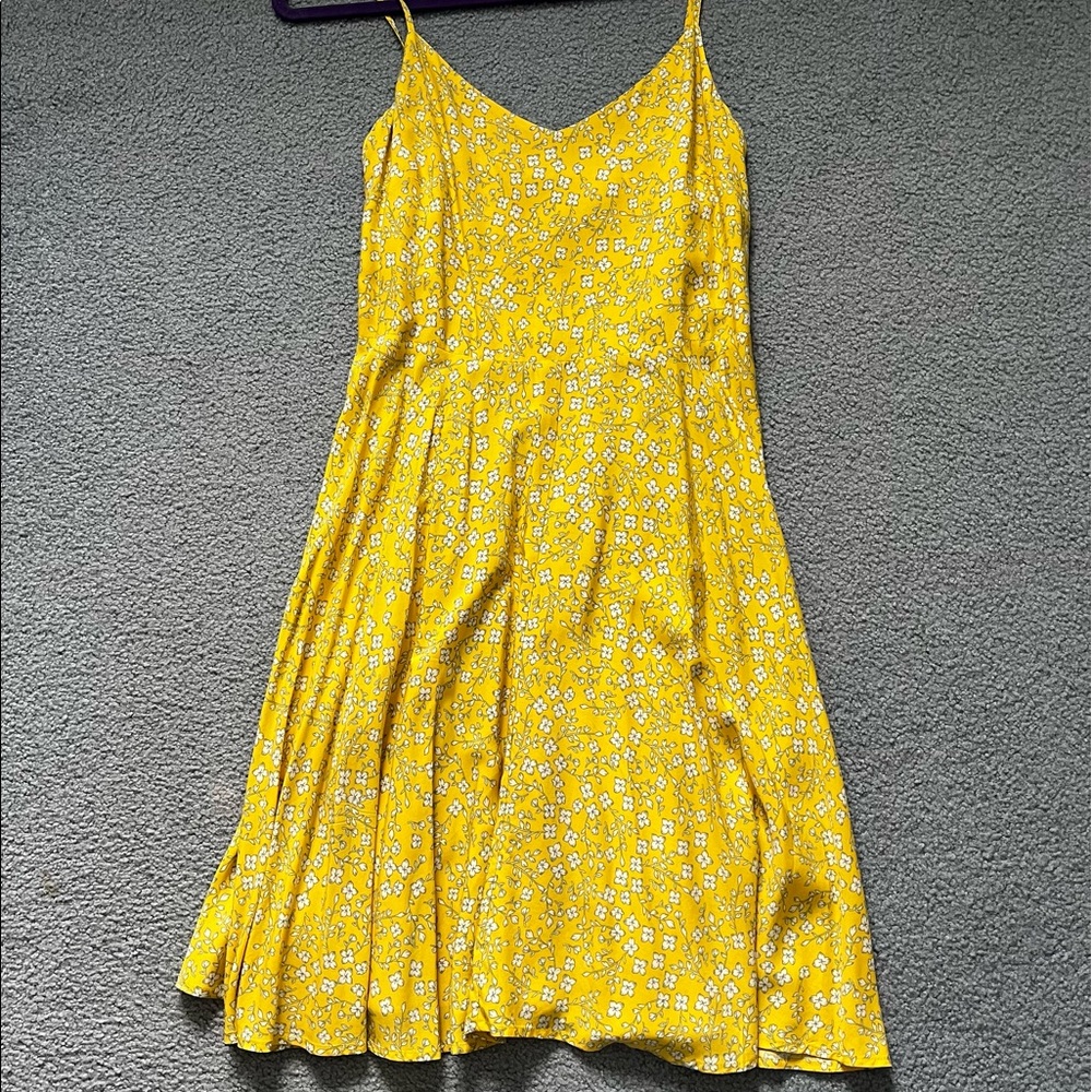 NWT GAP Size Medium Yellow Dress